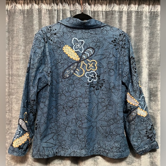 Coldwater Creek Embroidered Jacket | Size M - Picture 2 of 6